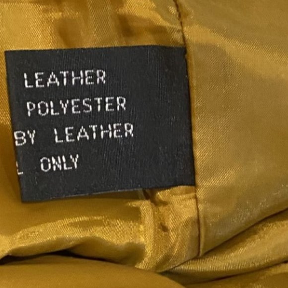 VINTAGE HEART MOON STAR -- Leather Jeans, Chamois Colored, Soft Suede-Feel - Picture 12 of 13